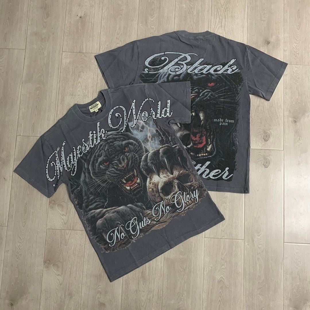 MAJESTIK Washed Rhinestone T-Shirt Collection