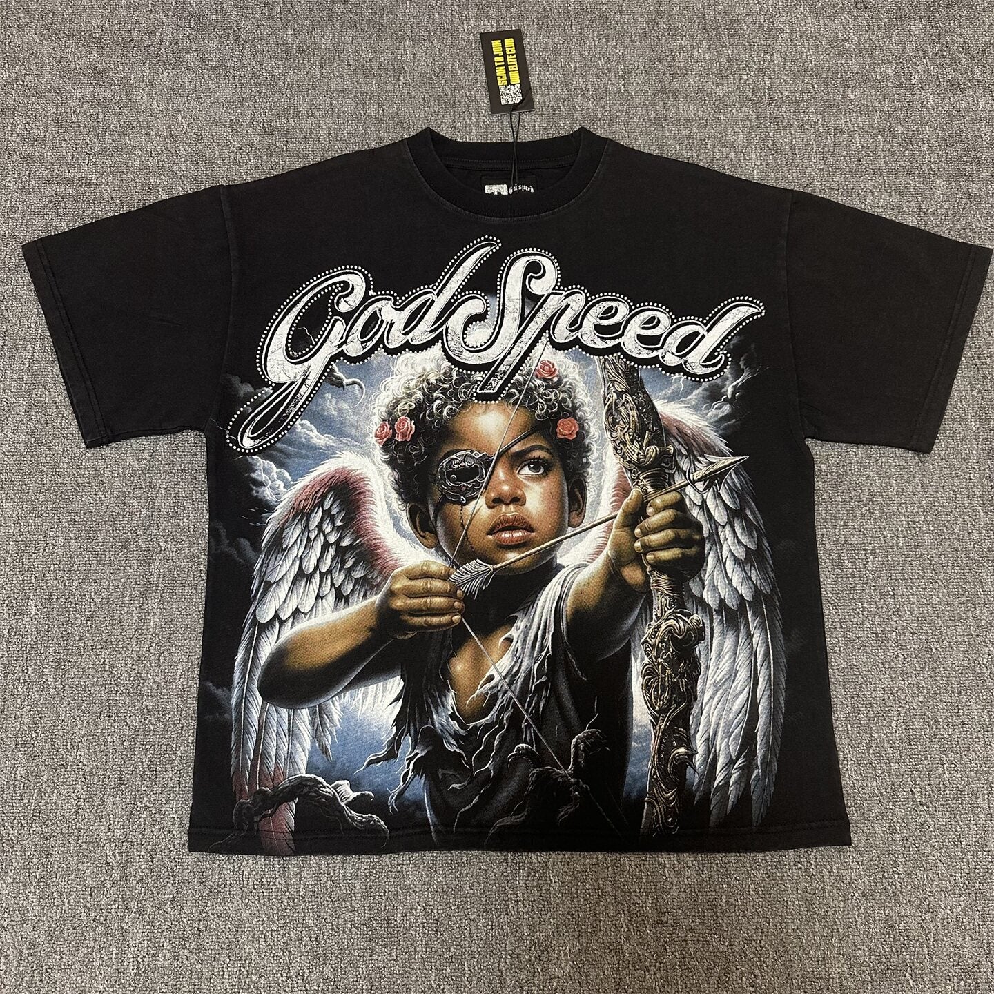 GODSPEED 2026 Rhinestone Graphic T-Shirt Collection