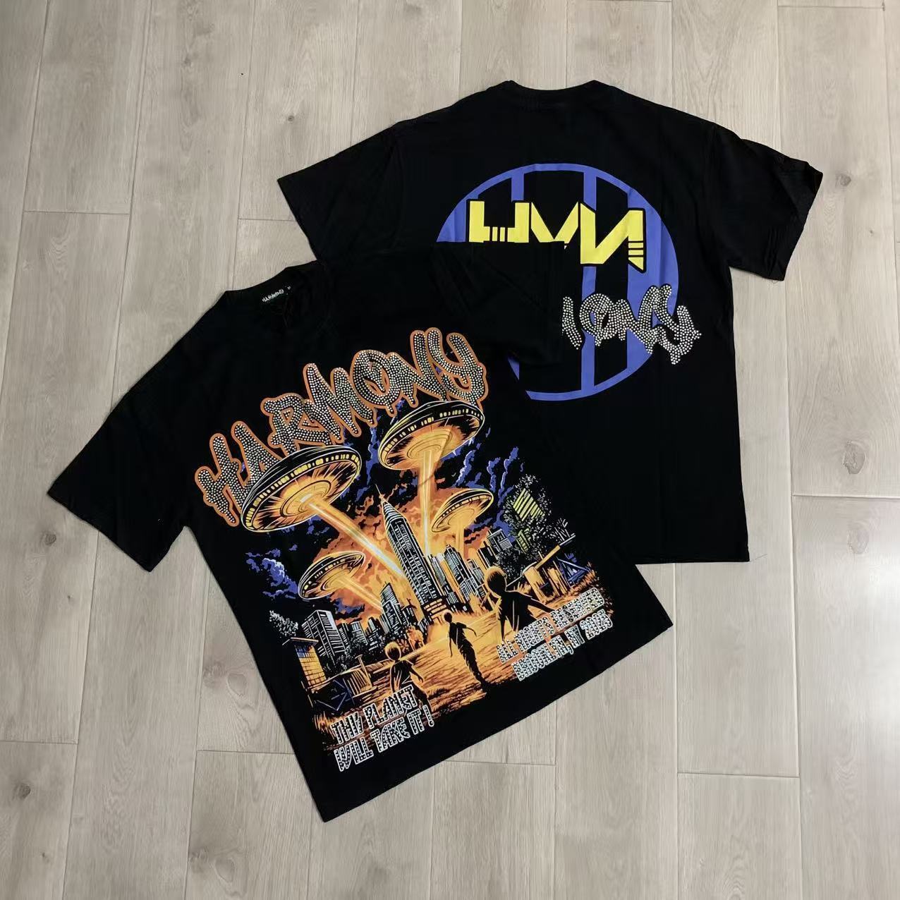 Harmony Rhinestone Graphic T-Shirt Collection