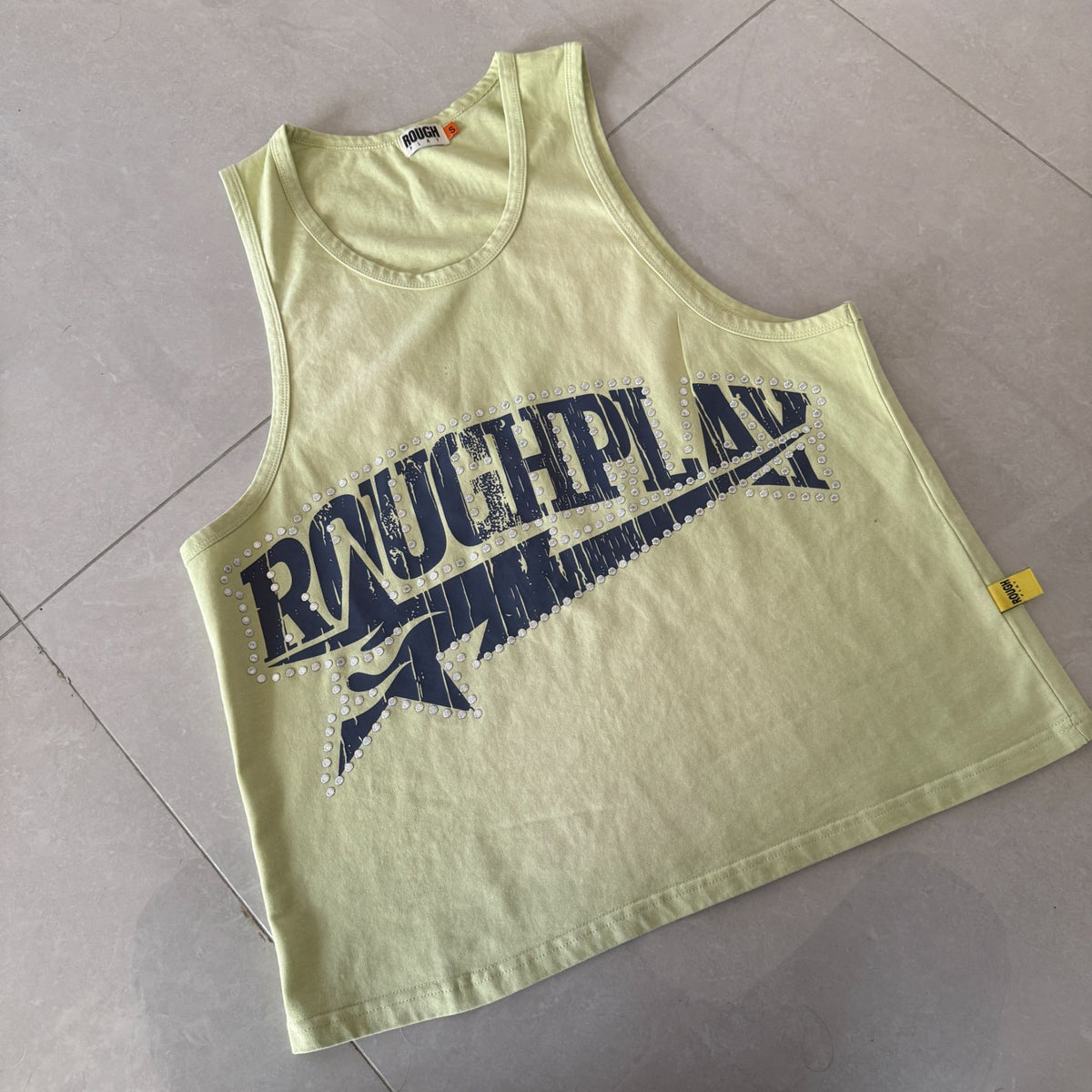 RoughPlay Rhinestone Streetwear T-Shirt