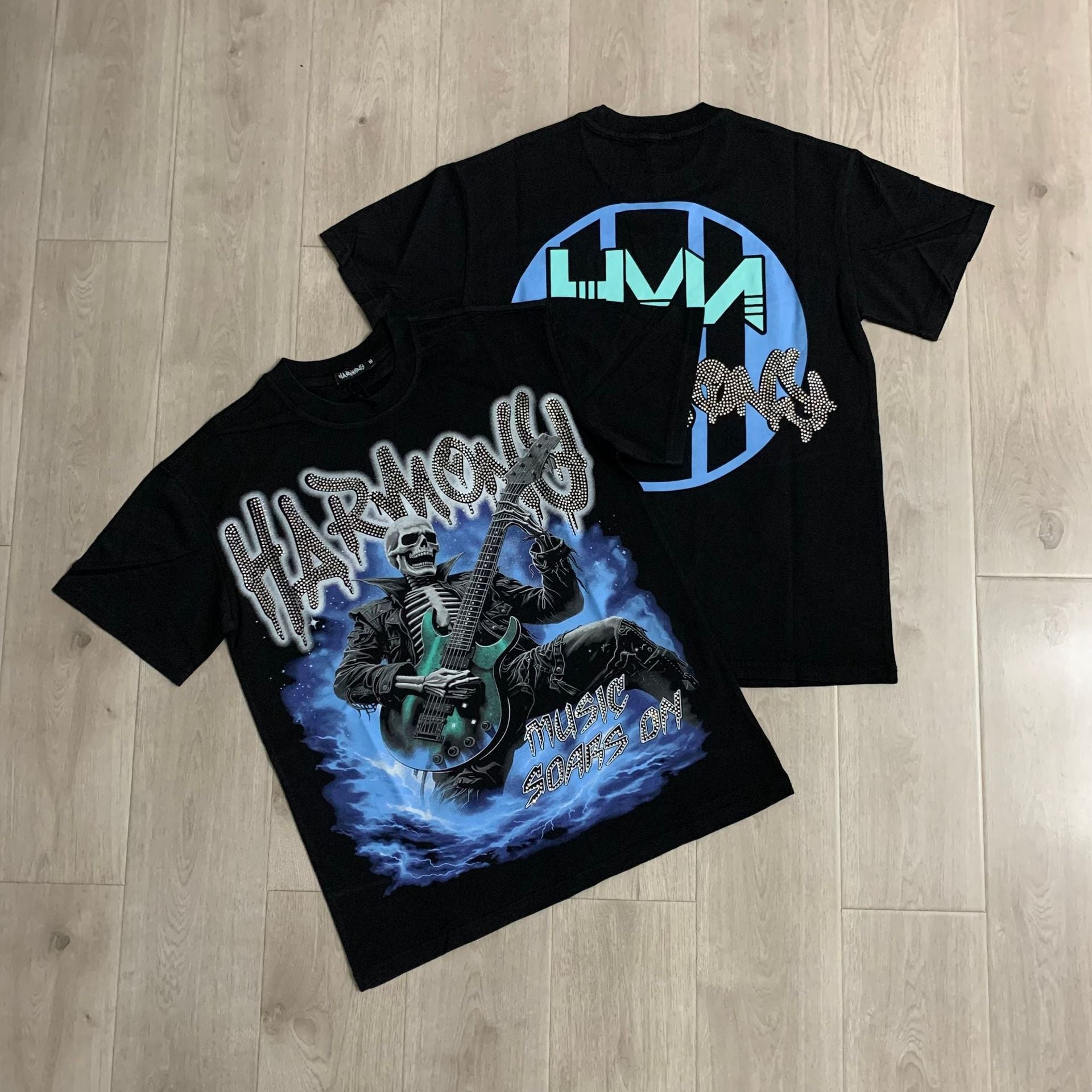 Harmony Rhinestone Graphic T-Shirt Collection
