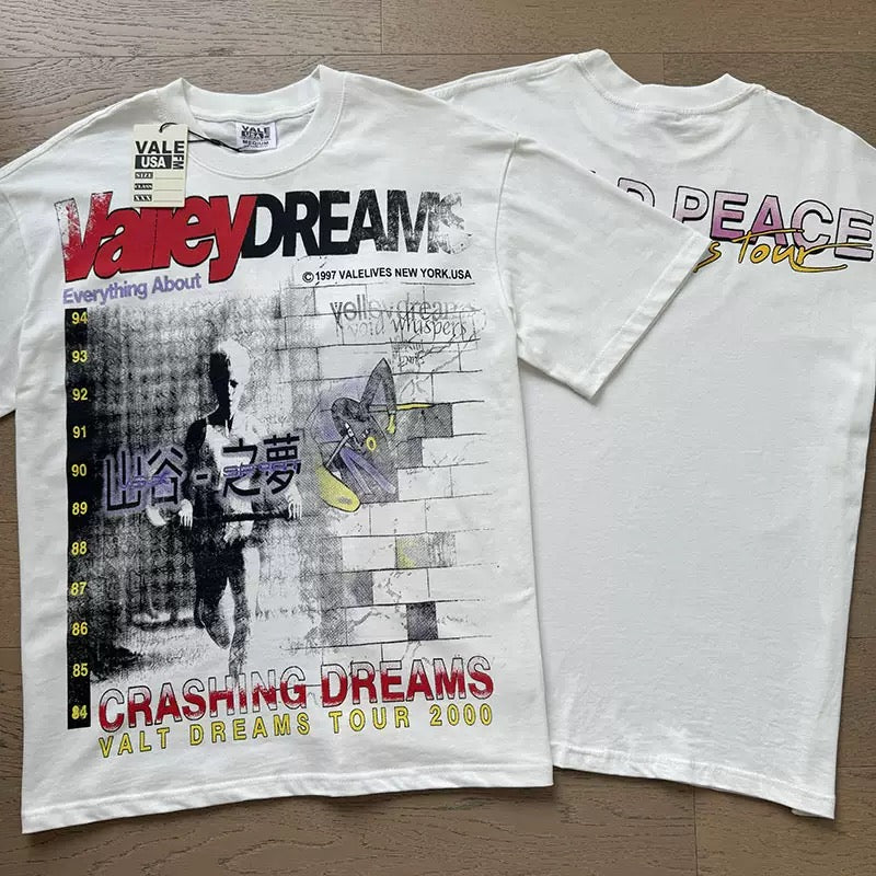 Vale Lives Forever Distressed Rhinestone T-Shirt Collection