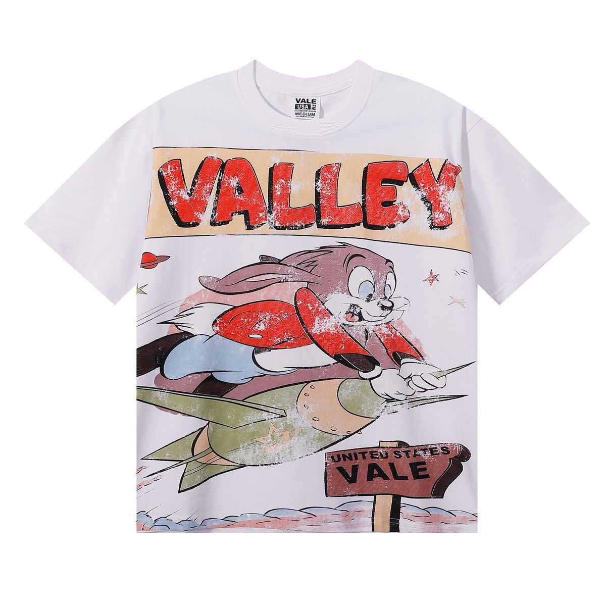Vale Lives Forever Distressed Rhinestone T-Shirt Collection