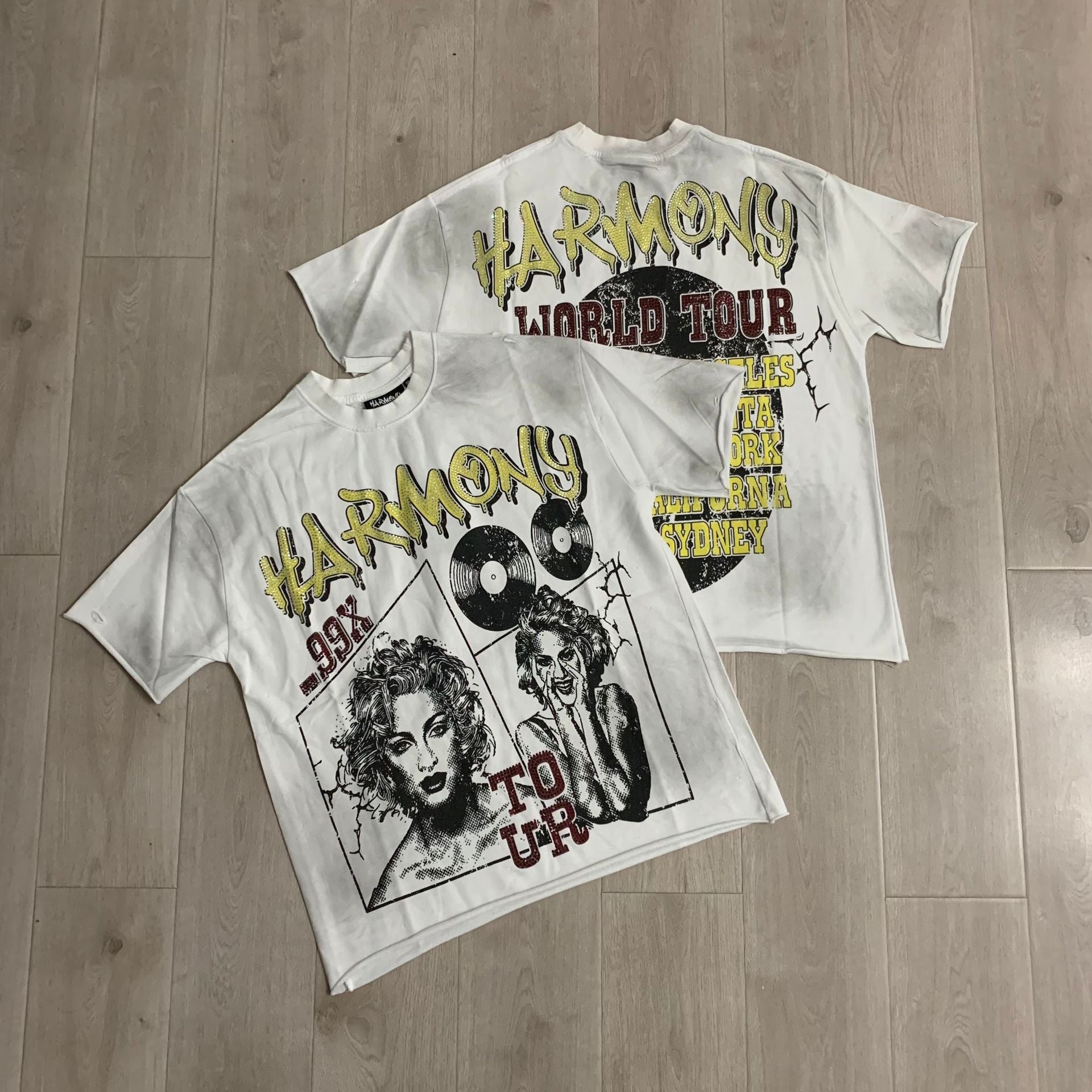 Harmony Rhinestone Graphic T-Shirt Collection