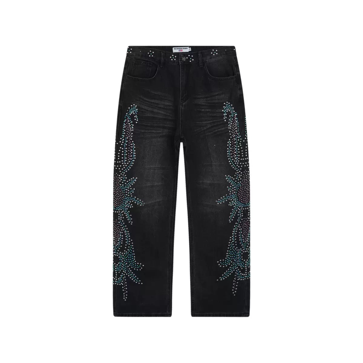 Vale Lives Forever Denim Pants & Shorts