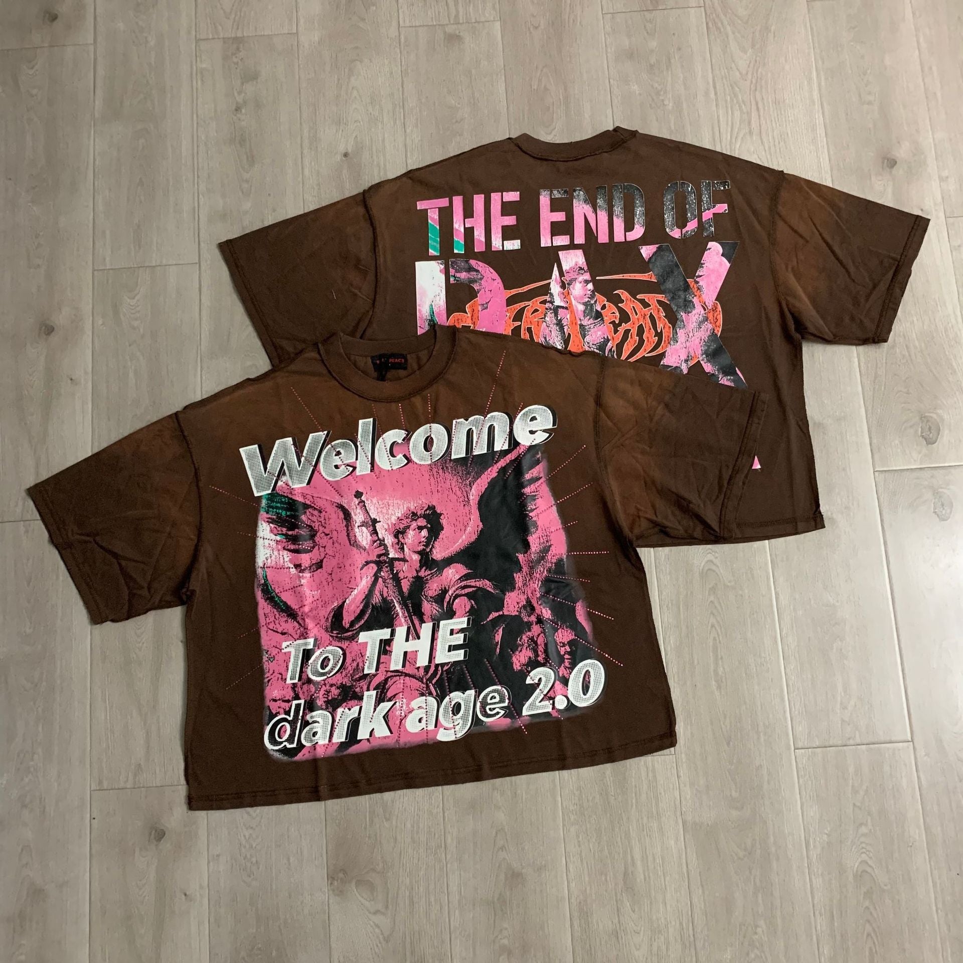 RARE PEACE Boxy Rhinestone T-Shirt Collection