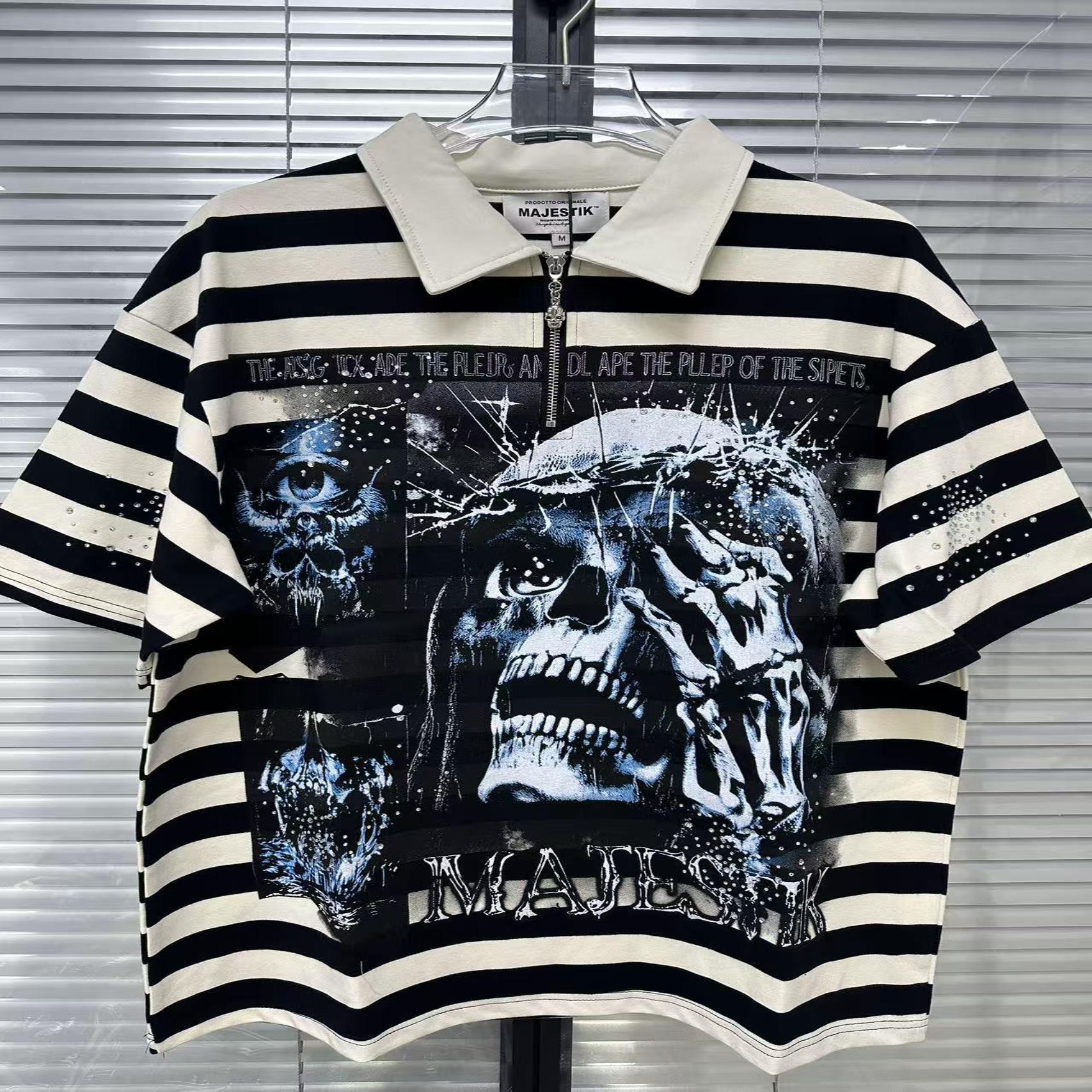 MAJESTIK Washed Rhinestone T-Shirt Collection