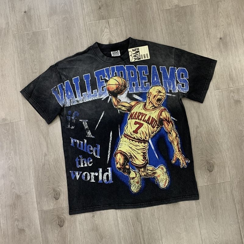 Vale Lives Forever Distressed Rhinestone T-Shirt Collection