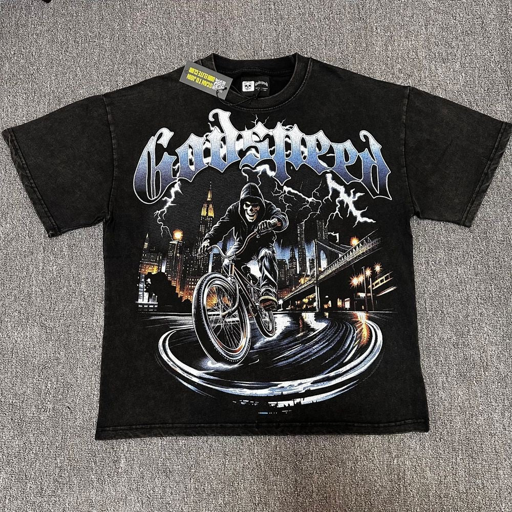GODSPEED 2026 Rhinestone Graphic T-Shirt Collection