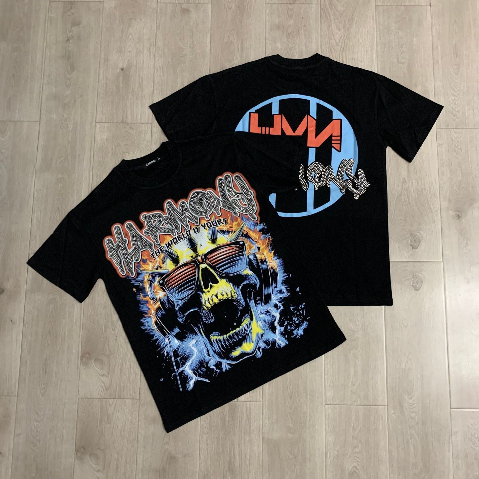Harmony Rhinestone Graphic T-Shirt Collection