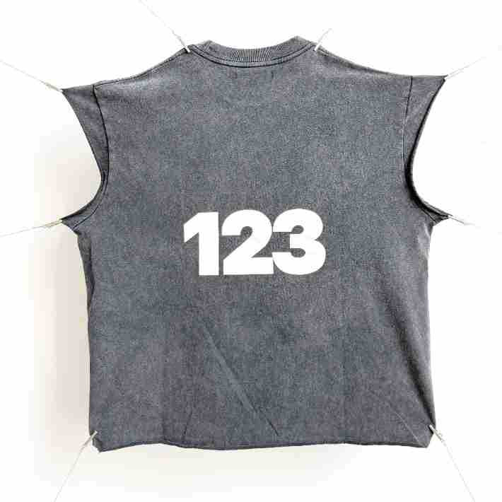 RRR & SAINT Washed Graphic Sleeveless Tee