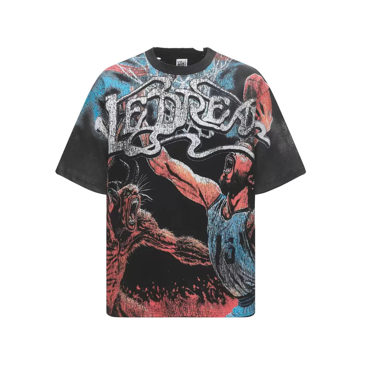 Vale Lives Forever Distressed Rhinestone T-Shirt Collection