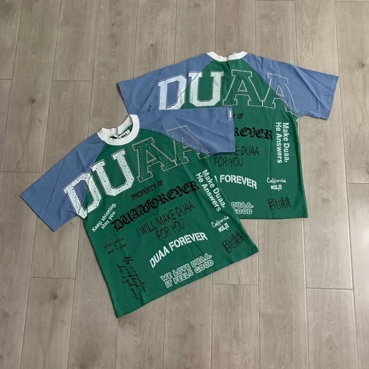 DUAA 2026SS Distressed Rhinestone Tee
