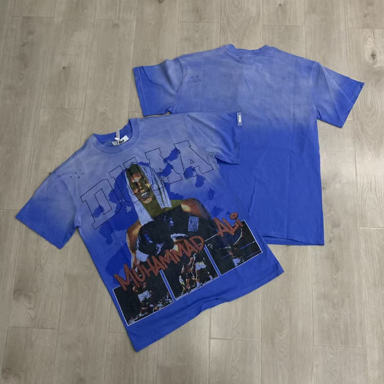 DUAA 2026SS Distressed Rhinestone Tee