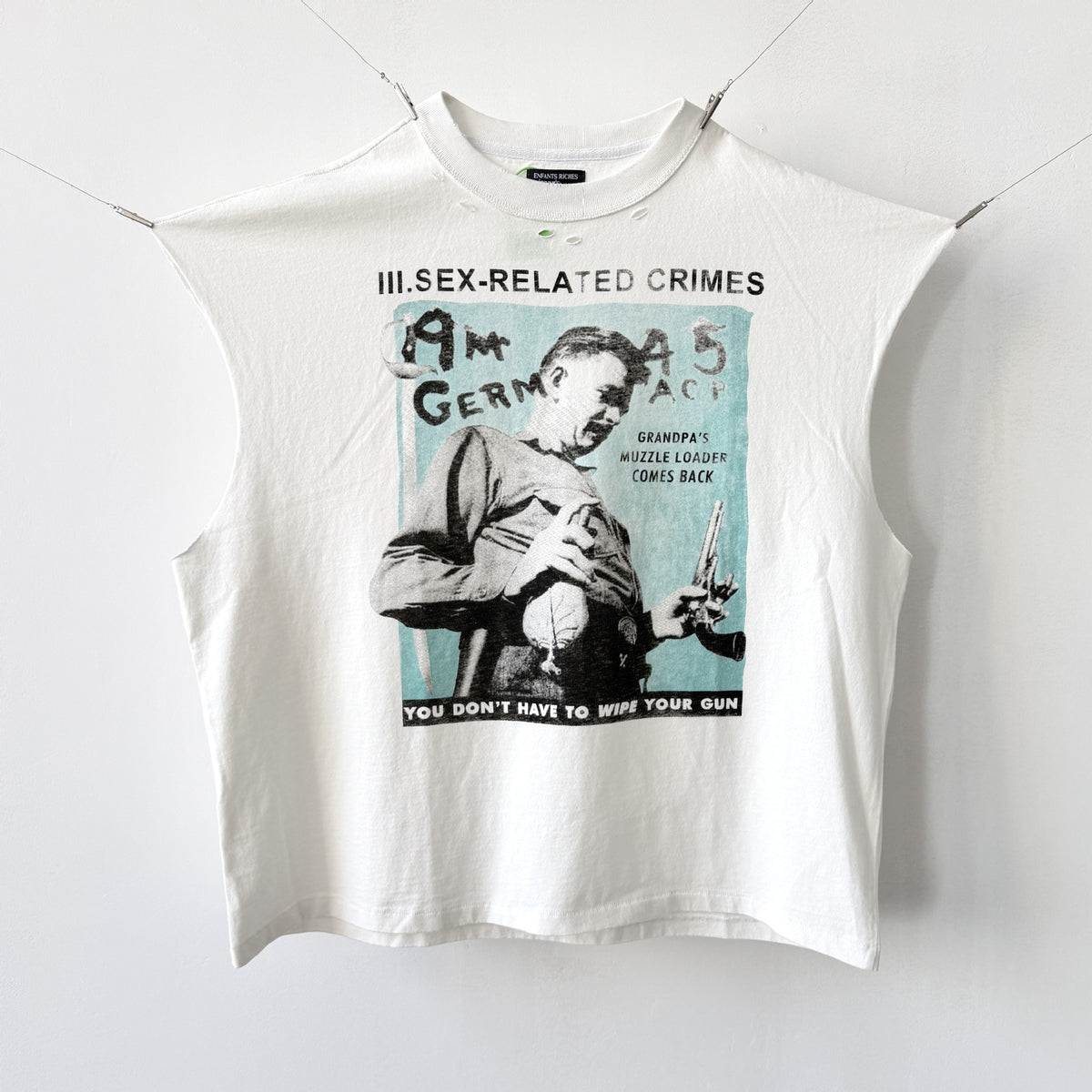 RRR & SAINT Washed Graphic Sleeveless Tee