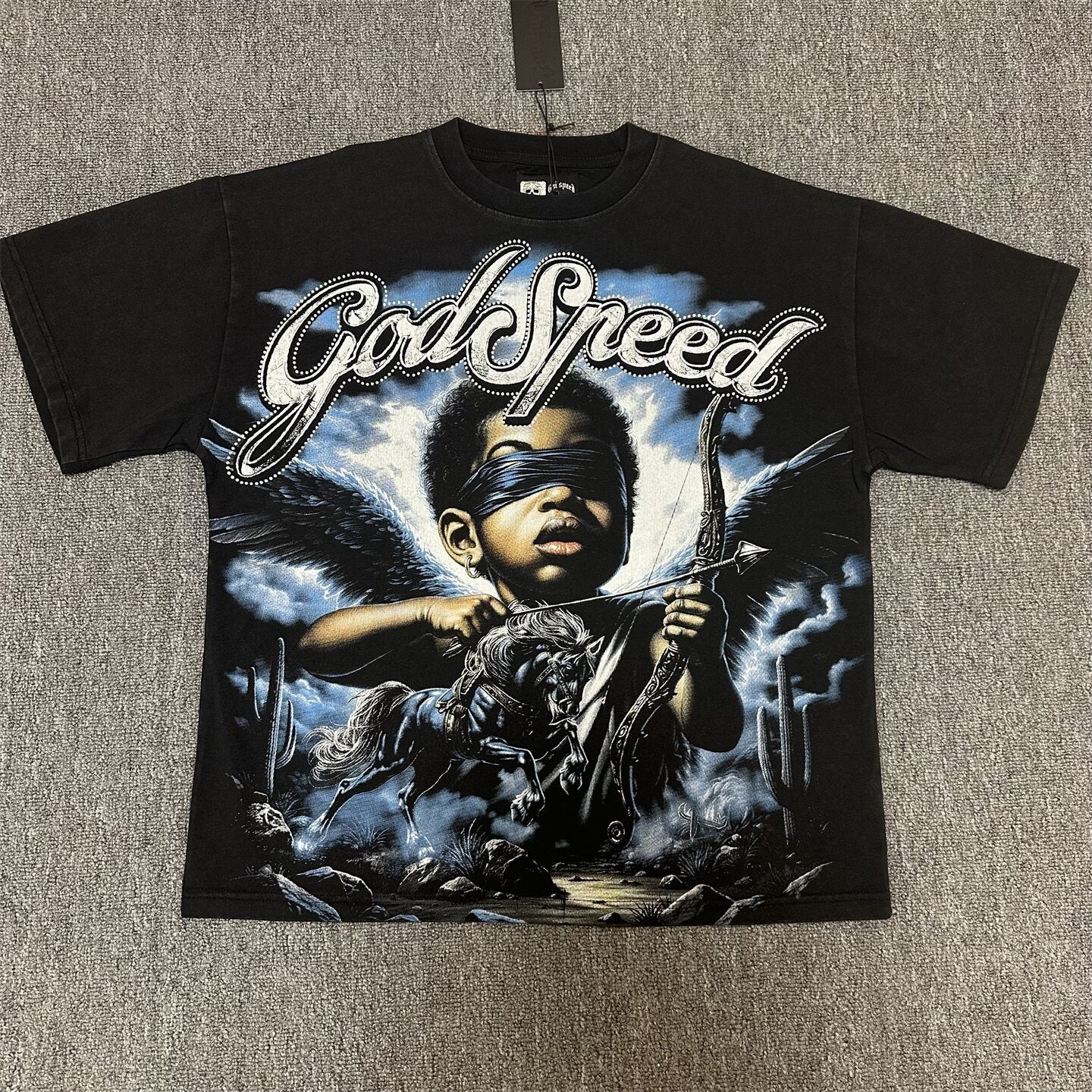 GODSPEED 2026 Rhinestone Graphic T-Shirt Collection