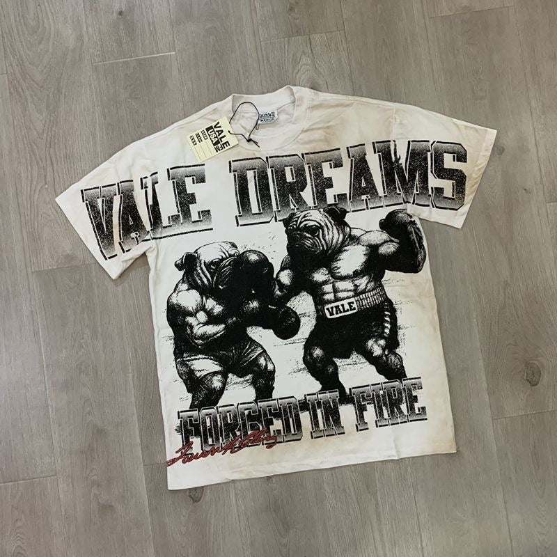Vale Lives Forever Distressed Rhinestone T-Shirt Collection