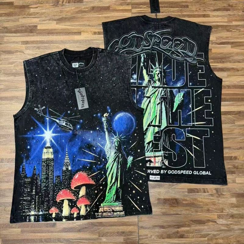 GODSPEED 2026 Rhinestone Graphic T-Shirt Collection
