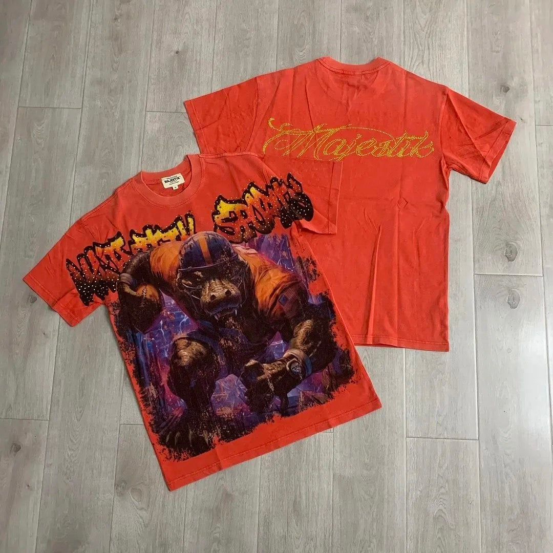 MAJESTIK Washed Rhinestone T-Shirt Collection