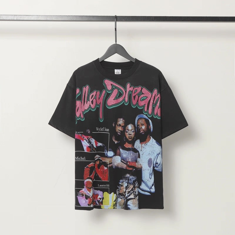 Vale Lives Forever Distressed Rhinestone T-Shirt Collection