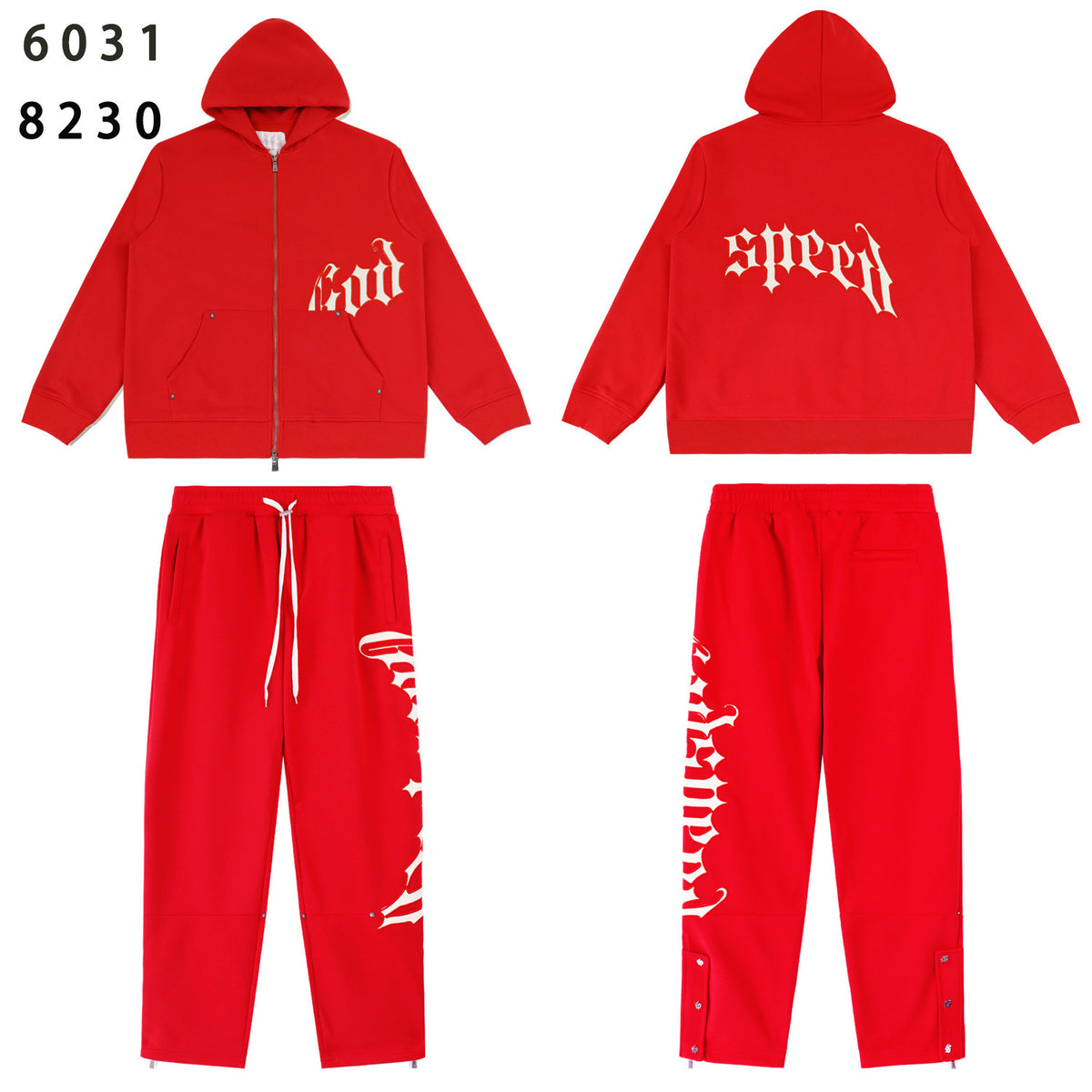 GODSPEED Zip Hoodie & Sweatpants Set