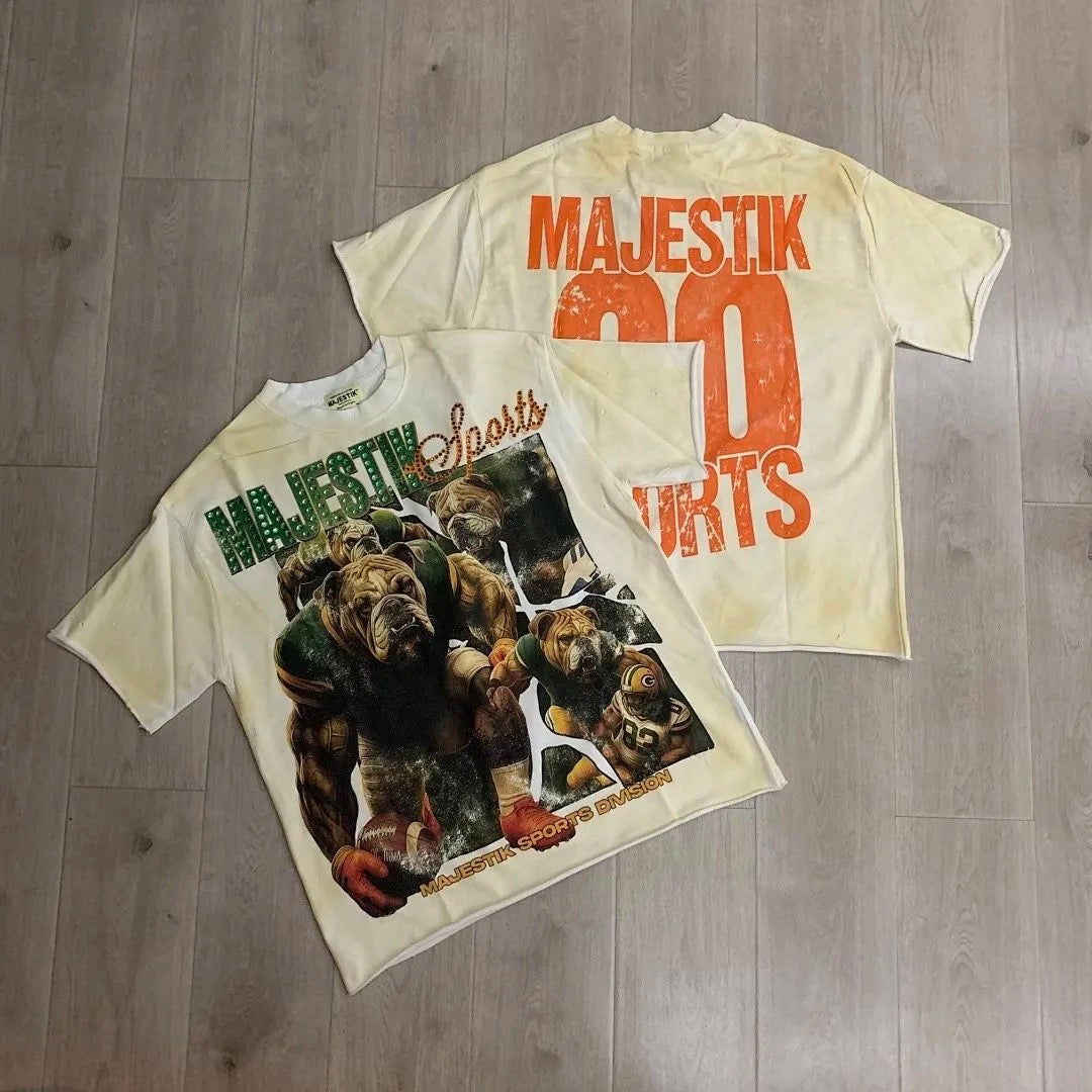 MAJESTIK Washed Rhinestone T-Shirt Collection