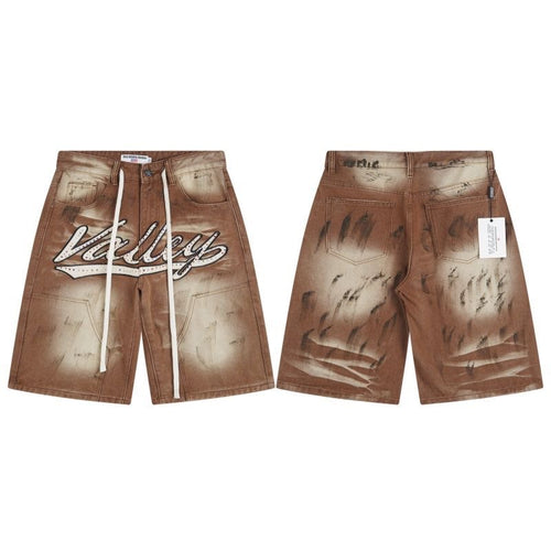 Vale Lives Forever Denim Pants & Shorts