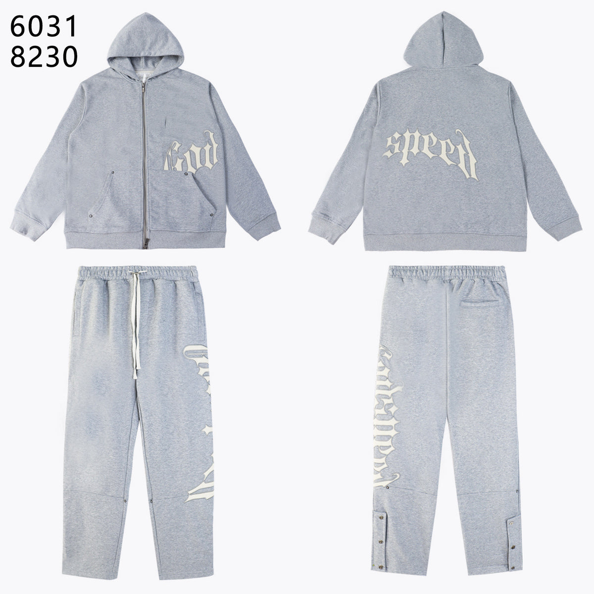 GODSPEED Zip Hoodie & Sweatpants Set