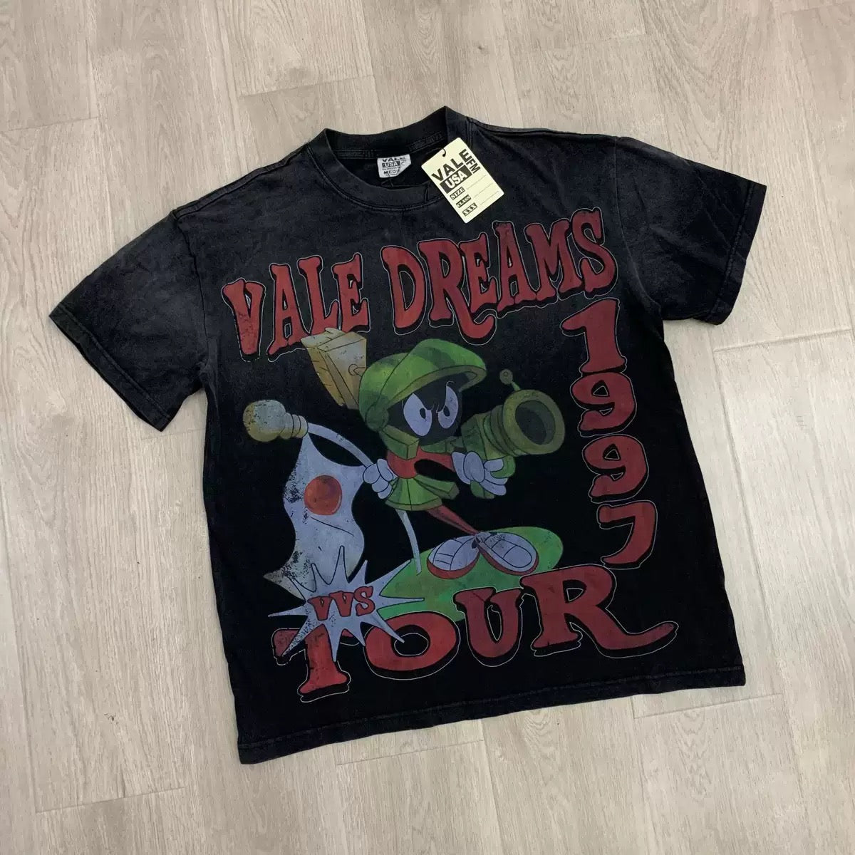 Vale Lives Forever Distressed Rhinestone T-Shirt Collection