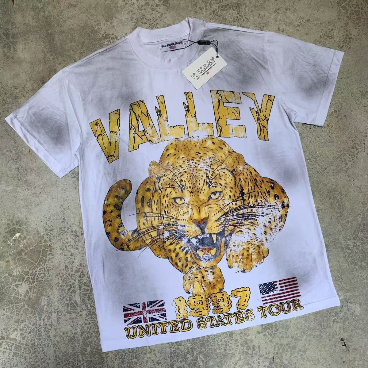 Vale Lives Forever Distressed Rhinestone T-Shirt Collection