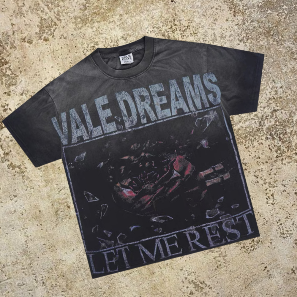 Vale Lives Forever Distressed Rhinestone T-Shirt Collection