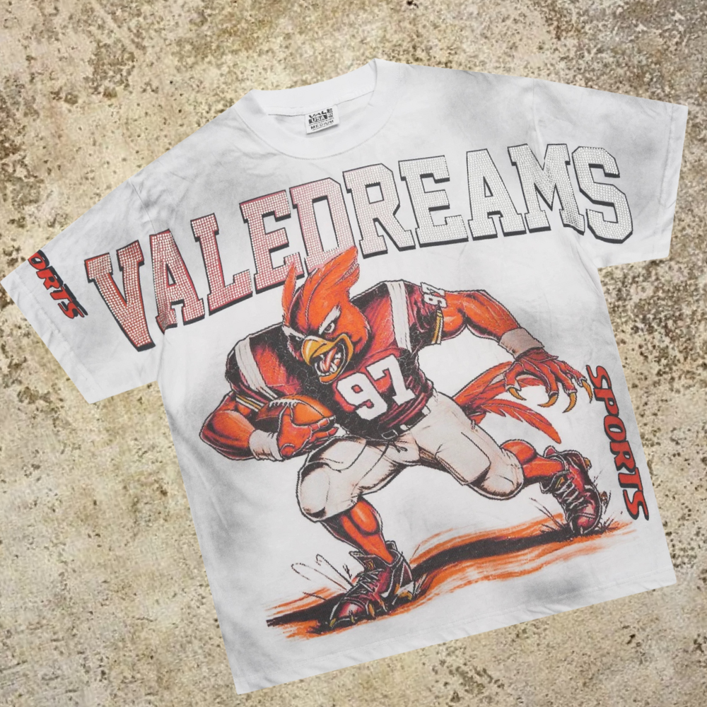 Vale Lives Forever Distressed Rhinestone T-Shirt Collection