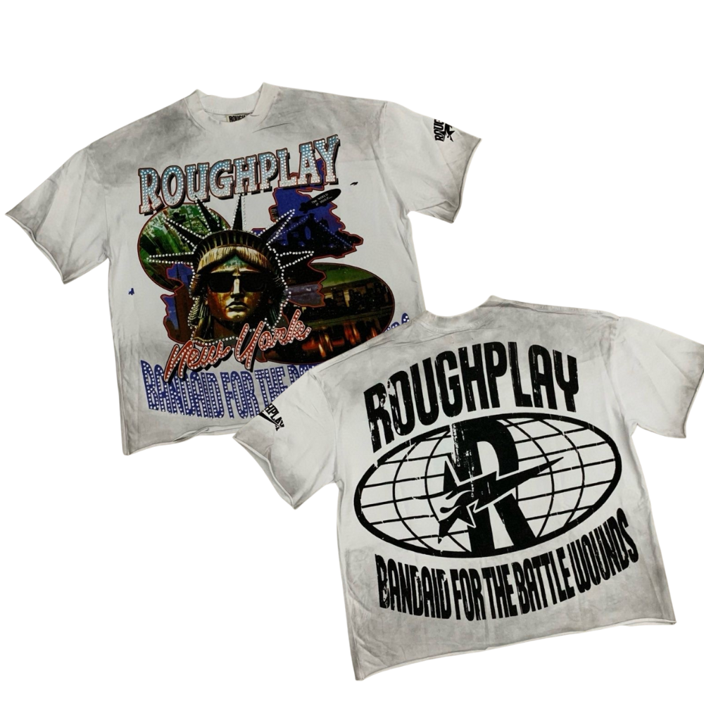 RoughPlay Rhinestone Streetwear T-Shirt