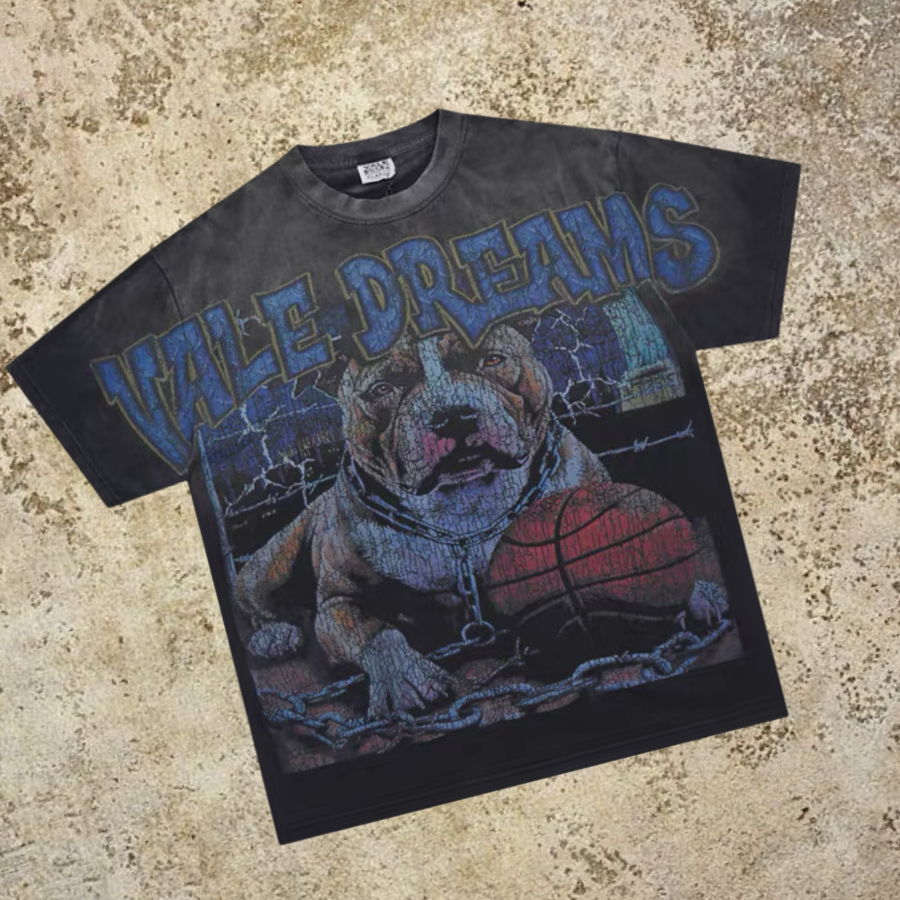 Vale Lives Forever Distressed Rhinestone T-Shirt Collection