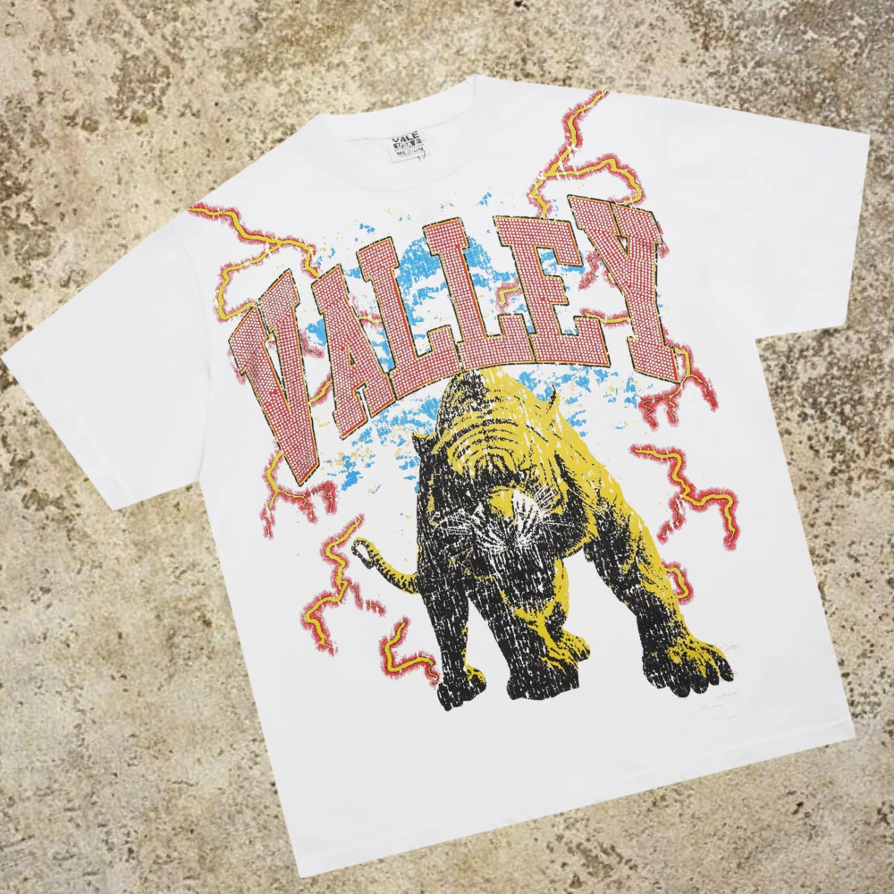 Vale Lives Forever Distressed Rhinestone T-Shirt Collection