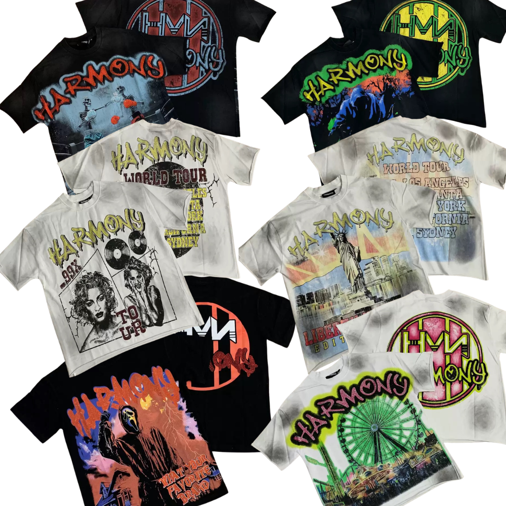 Harmony Rhinestone Graphic T-Shirt Collection