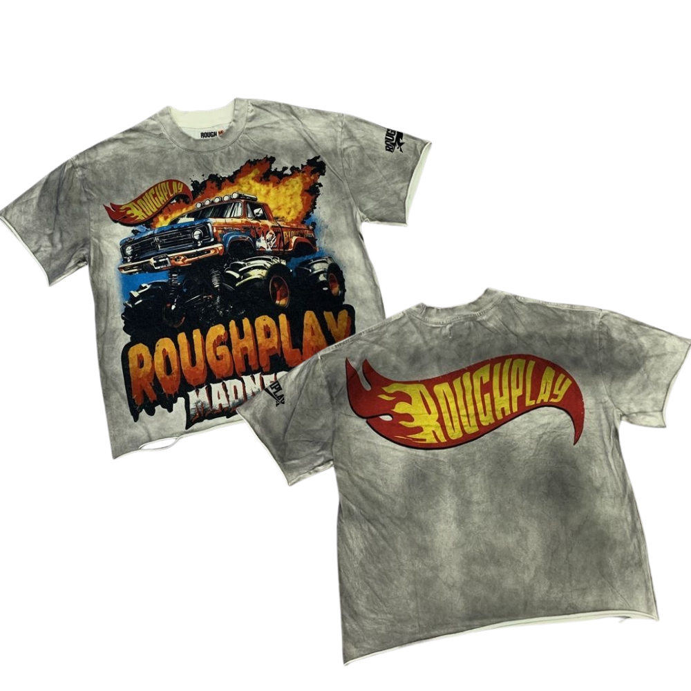 RoughPlay Rhinestone Streetwear T-Shirt