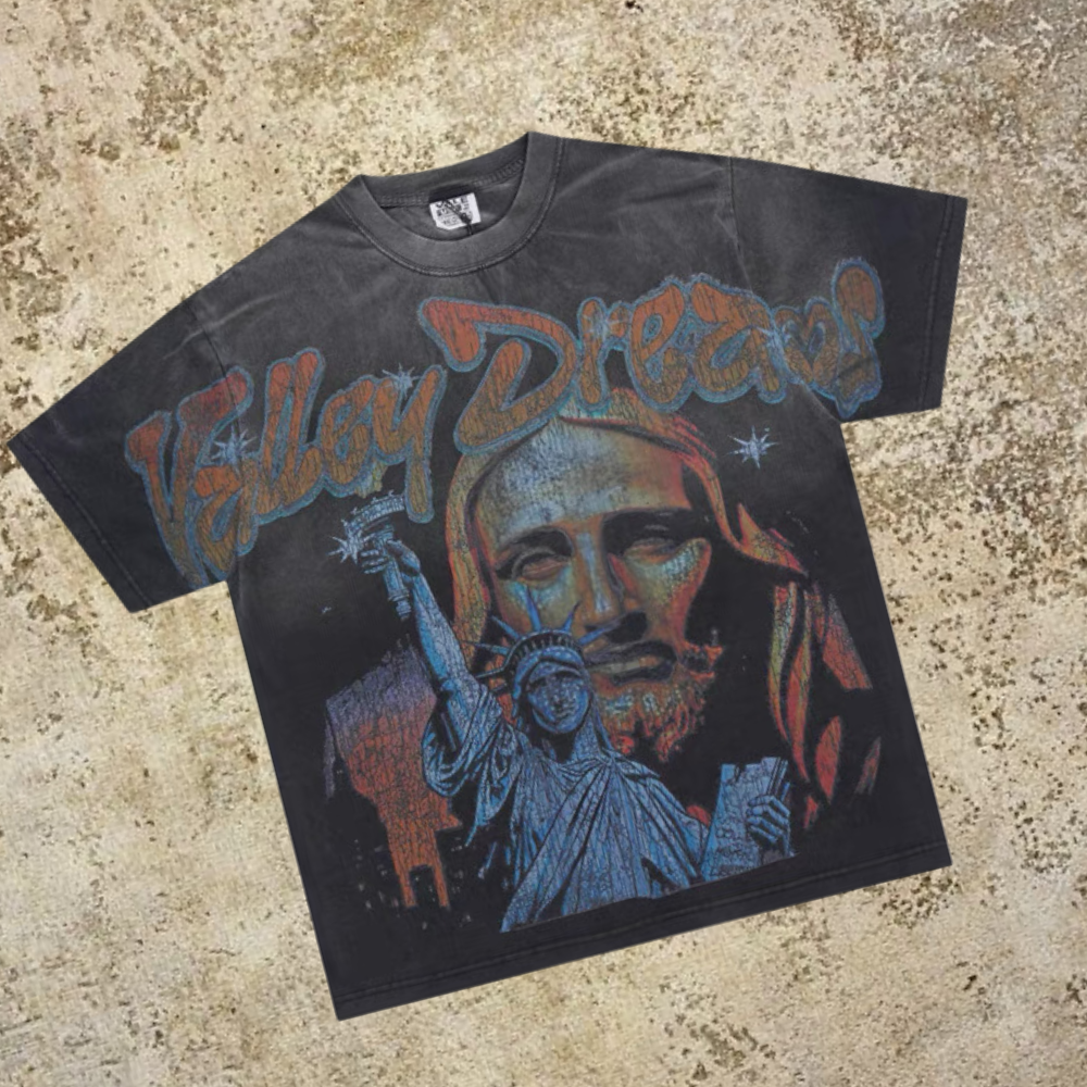 Vale Lives Forever Distressed Rhinestone T-Shirt Collection