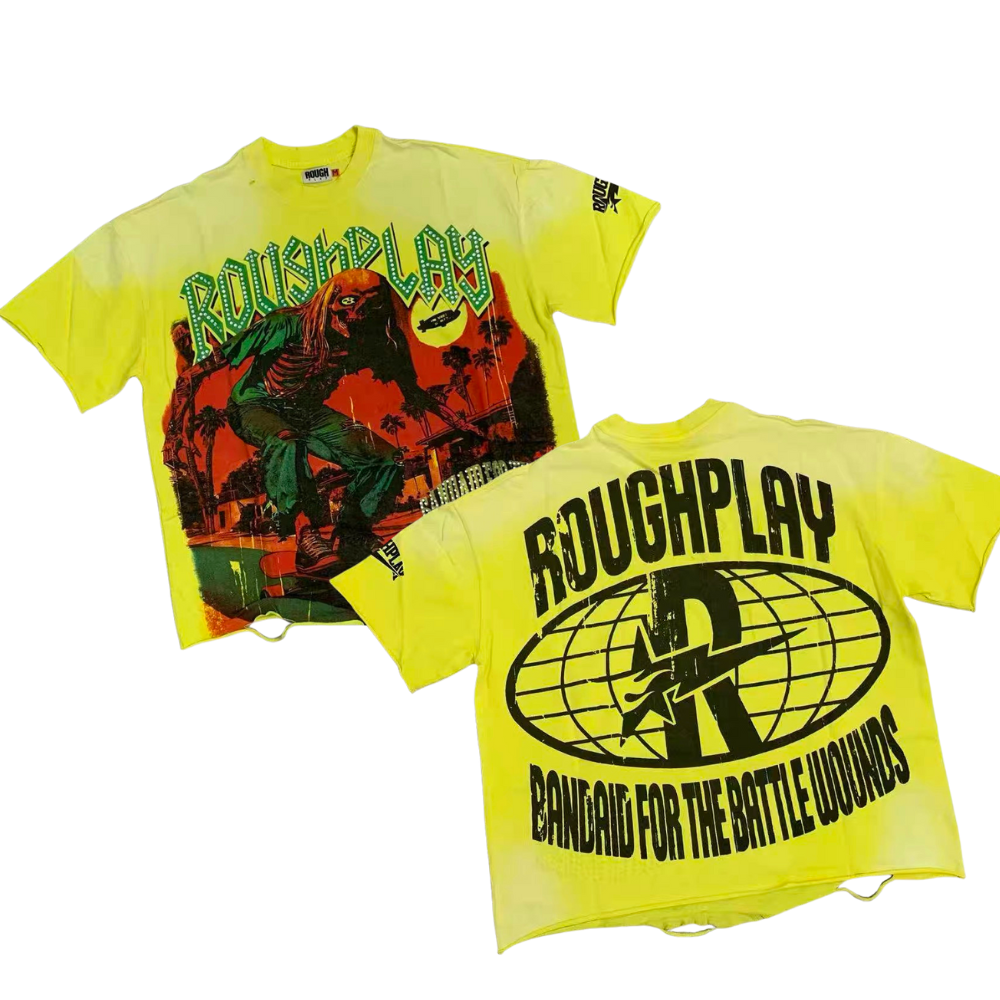 RoughPlay Rhinestone Streetwear T-Shirt